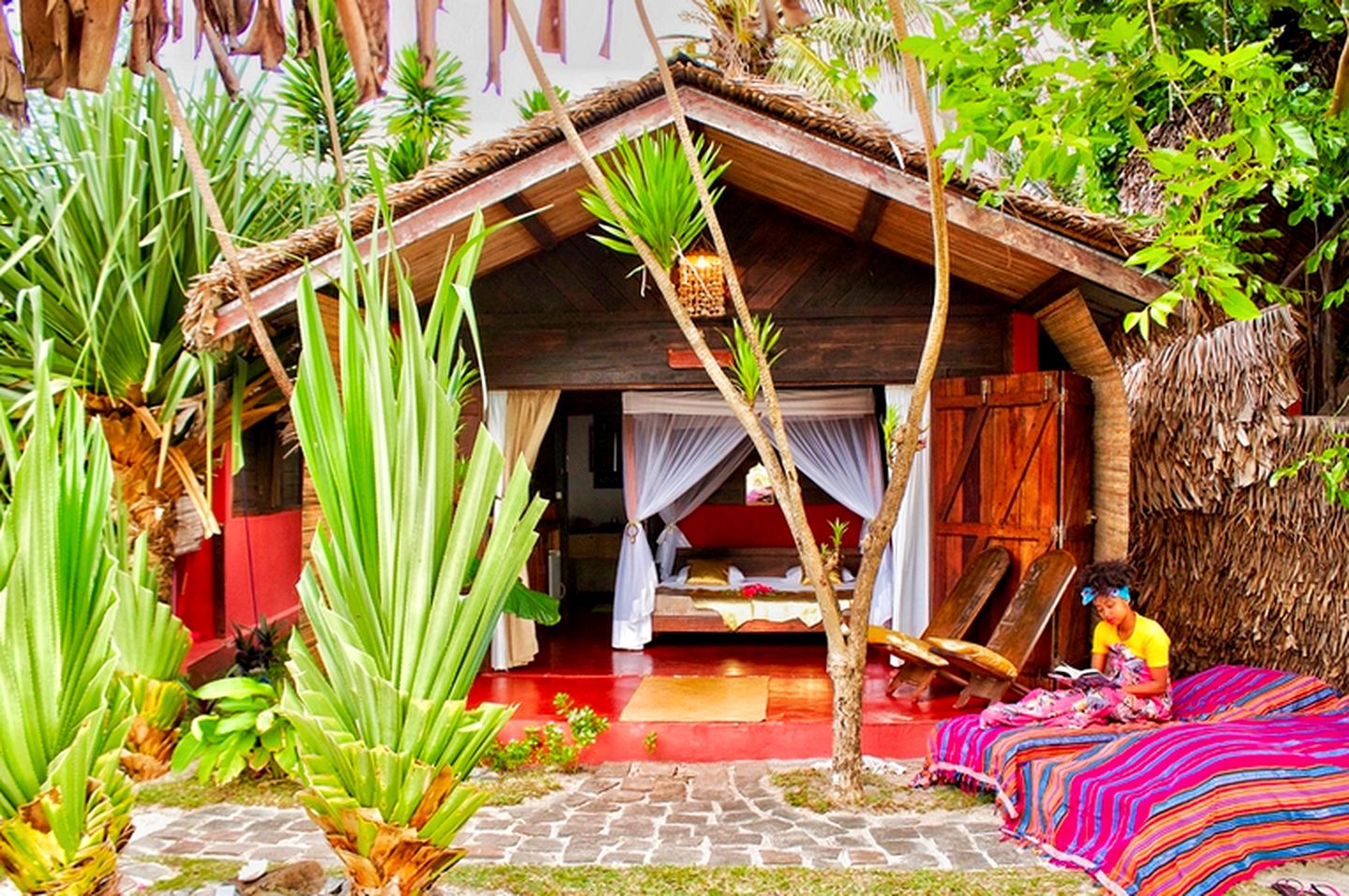 Romantic Hut Getaway on the Beach of Sainte Marie, Madagascar