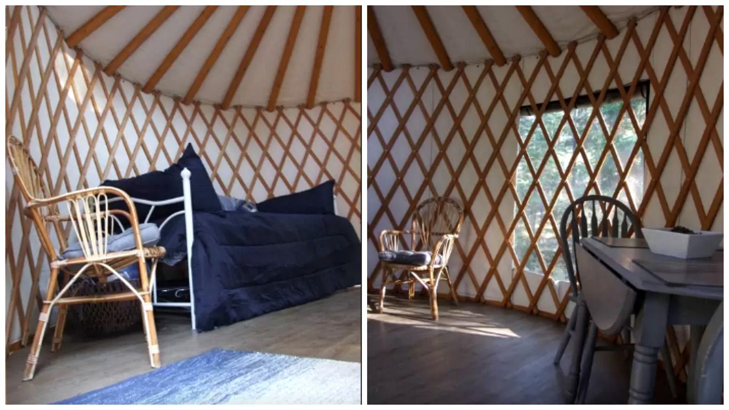 Romantic Lakeside Yurt Rental for Couples Getaway near Ottawa