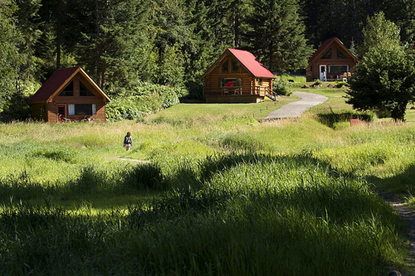 Romantic Log Cabin for Luxury Camping in North British Columbia