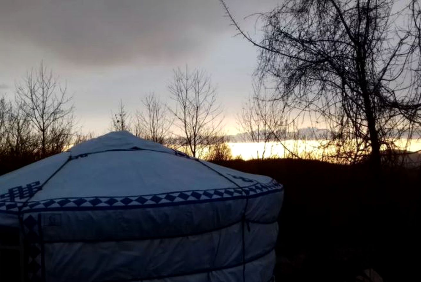 Pet-Friendly Yurt Accommodation with a Shared Pool in Rakovica, Croatia