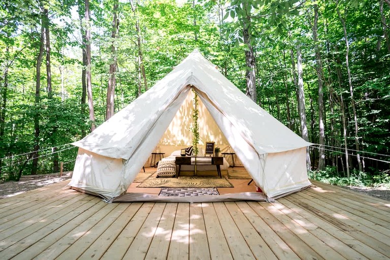 Bell Tents (Canada, Northern Bruce Peninsula, Ontario)
