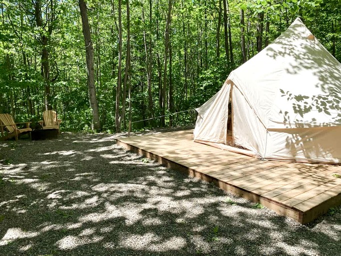 Bell Tents (Canada, Northern Bruce Peninsula, Ontario)