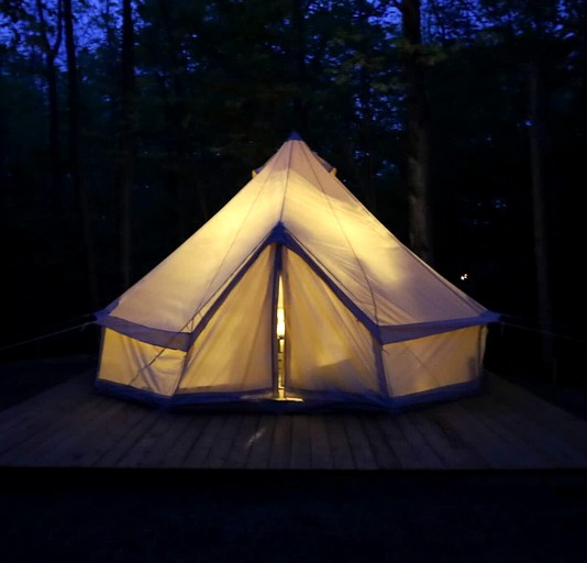 Bell Tents (Canada, Northern Bruce Peninsula, Ontario)