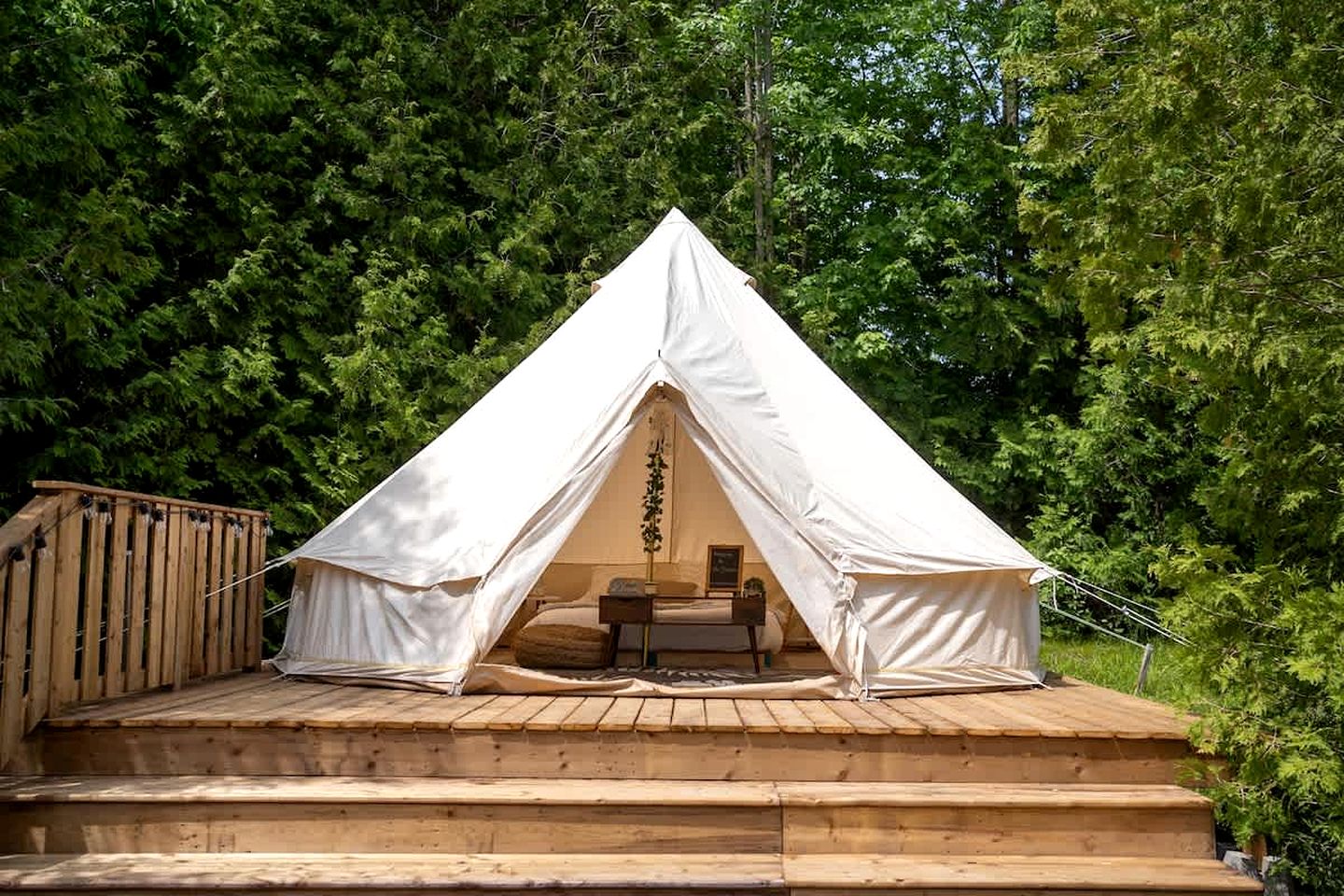 Bell Tents (Canada, Northern Bruce Peninsula, Ontario)