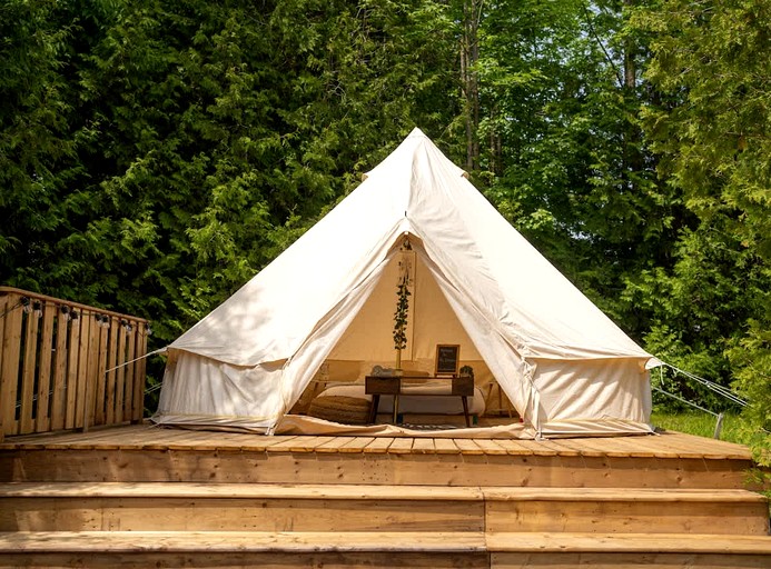 Bell Tents (Canada, Northern Bruce Peninsula, Ontario)