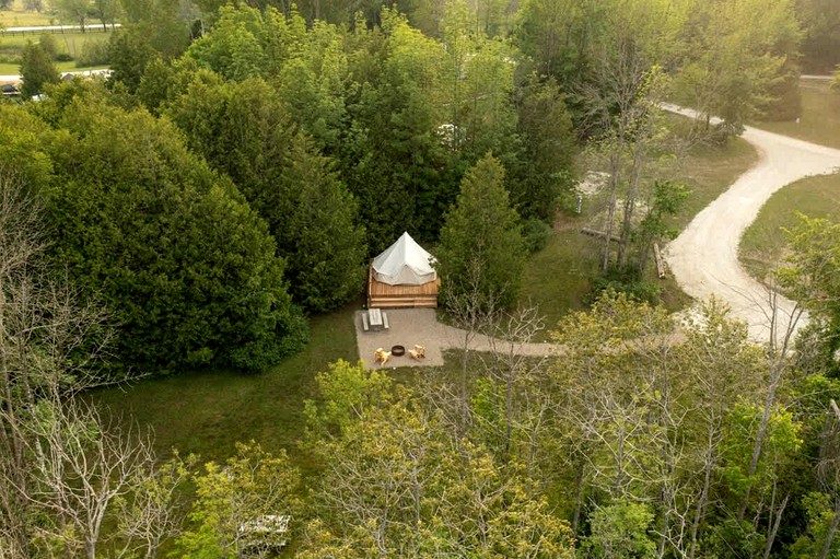 Bell Tents (Canada, Northern Bruce Peninsula, Ontario)