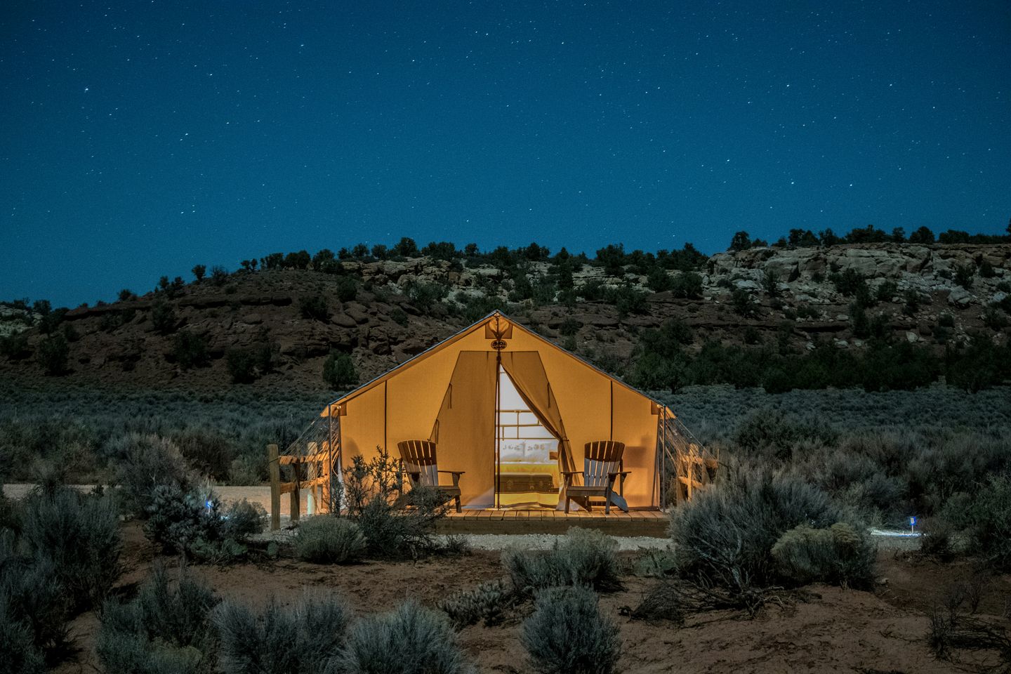 Romantic Safari Tent Glamping in Kanab, Utah: Unforgettable Getaway for Two