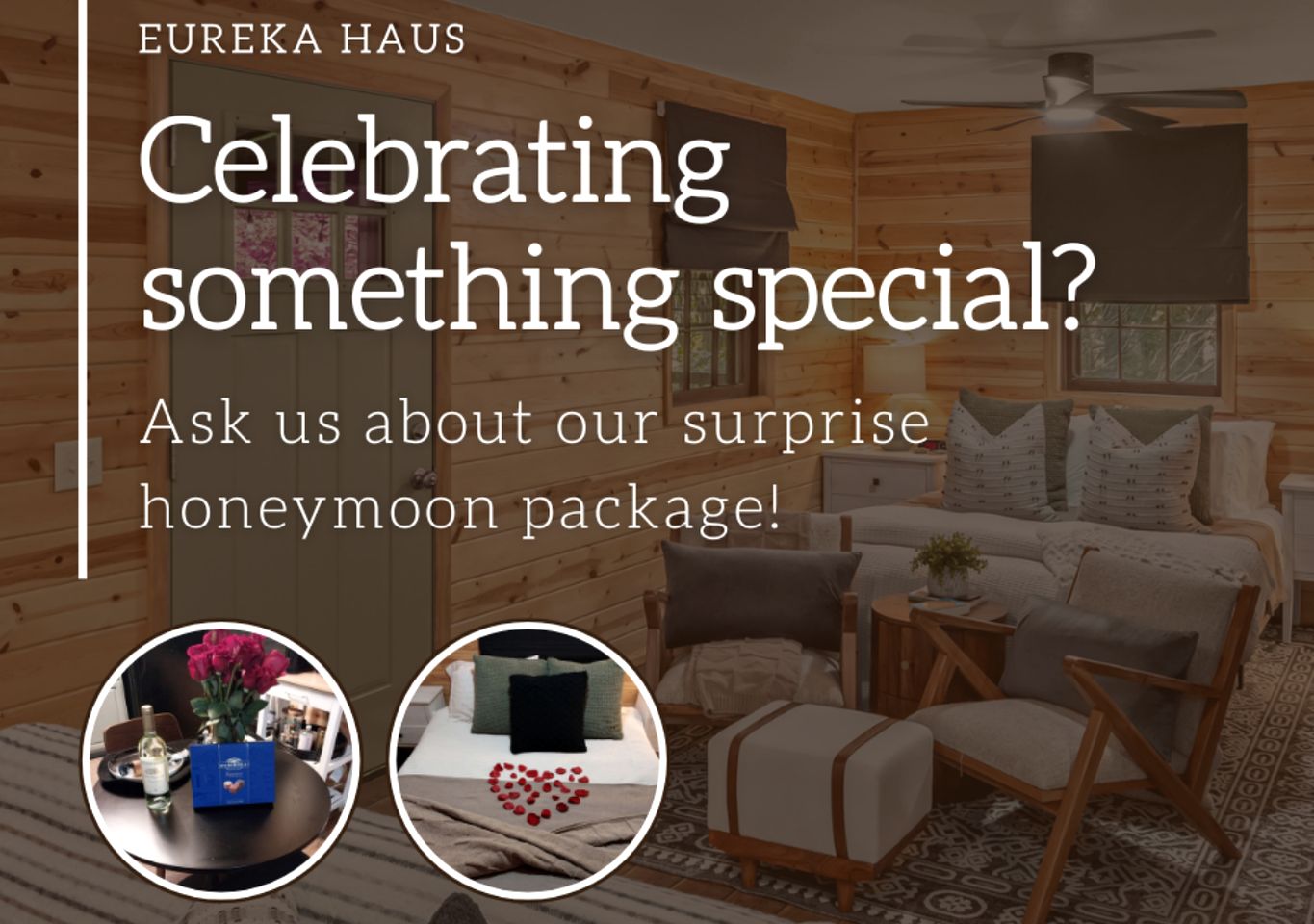 Romantic and Secluded Log Cabin with Private Hot Tub in Eureka Springs, Arkansas