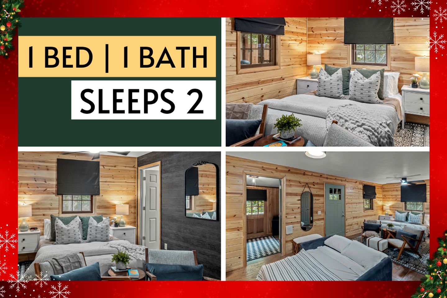 Romantic and Secluded Log Cabin with Private Hot Tub in Eureka Springs, Arkansas