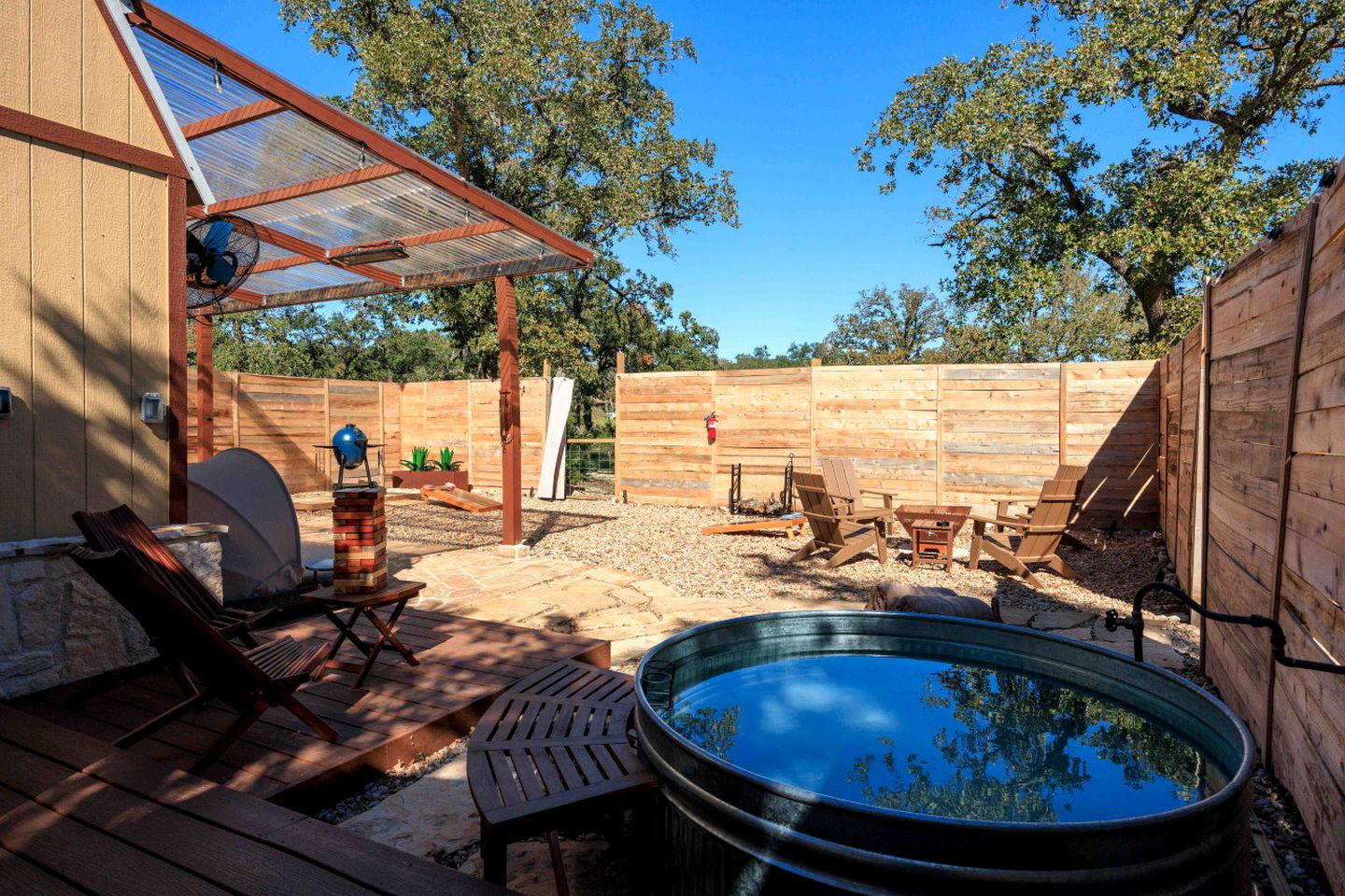A+ Privacy | Romantic Lux | Sauna | Hot/Cold Pool in Texas