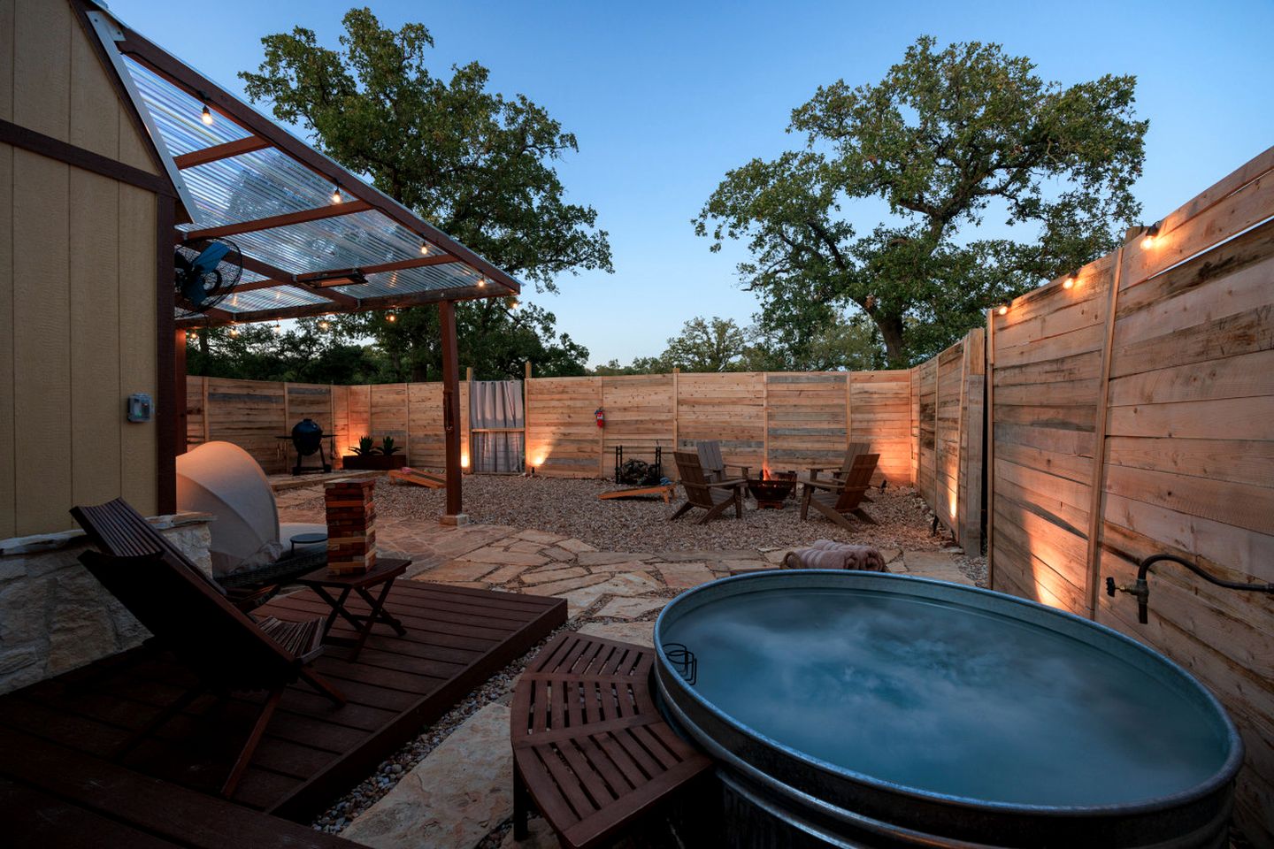 A+ Privacy | Romantic Lux | Sauna | Hot/Cold Pool in Texas