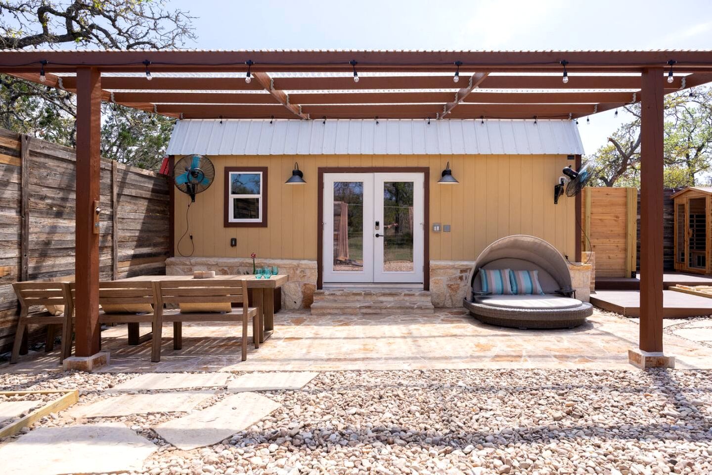 Off-Grid Luxurious Tiny Cabin with Incredible Outdoor and Indoor in Texas