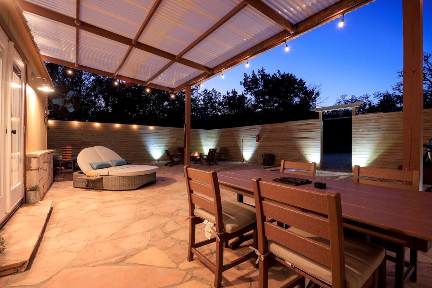 Impressive Intimate Tiny Cabin with Lofted Interior and Outdoor Shower in Texas