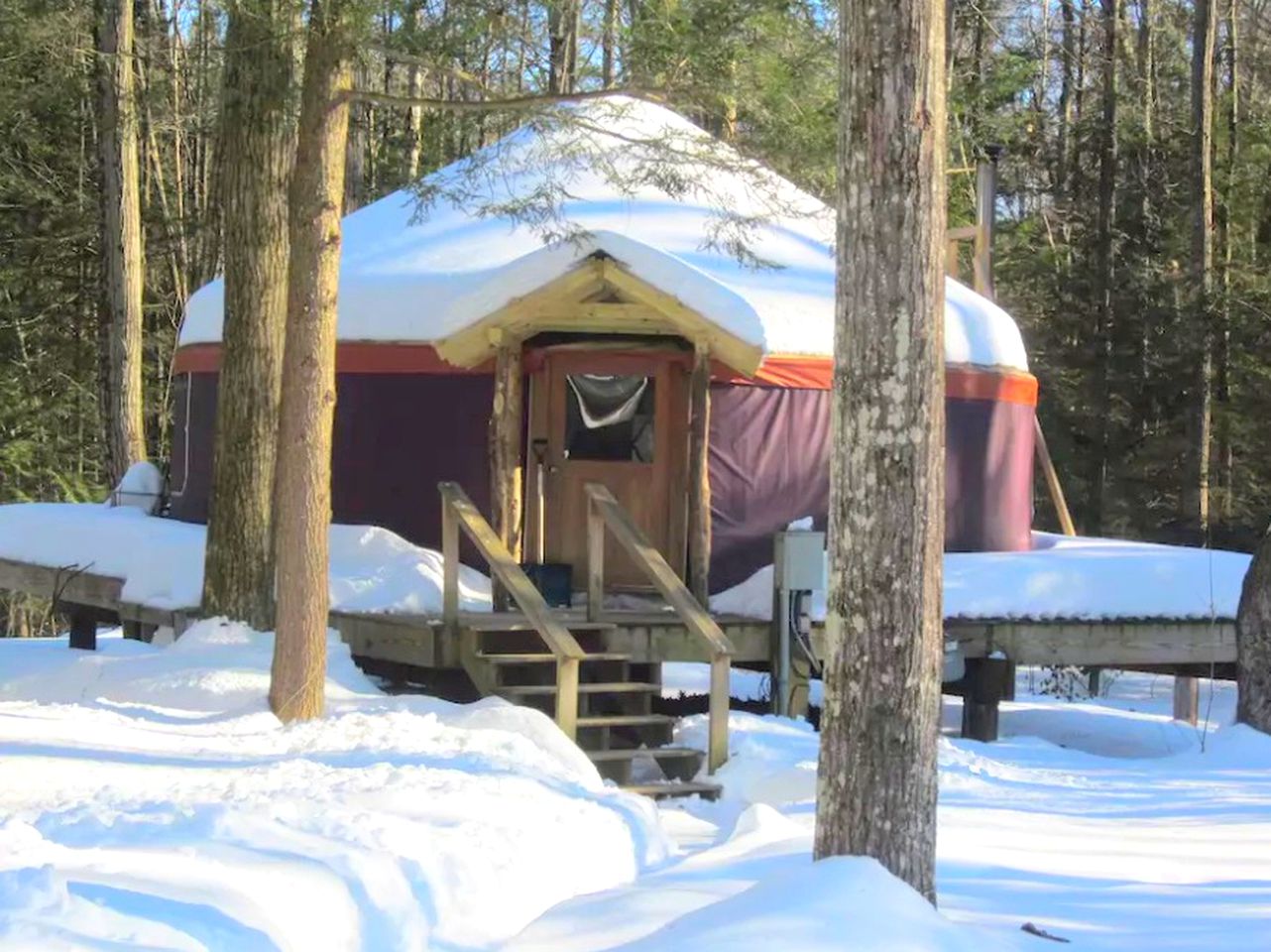 Magical Yurt in the Woods, Yurts, Williamsburg, United States of