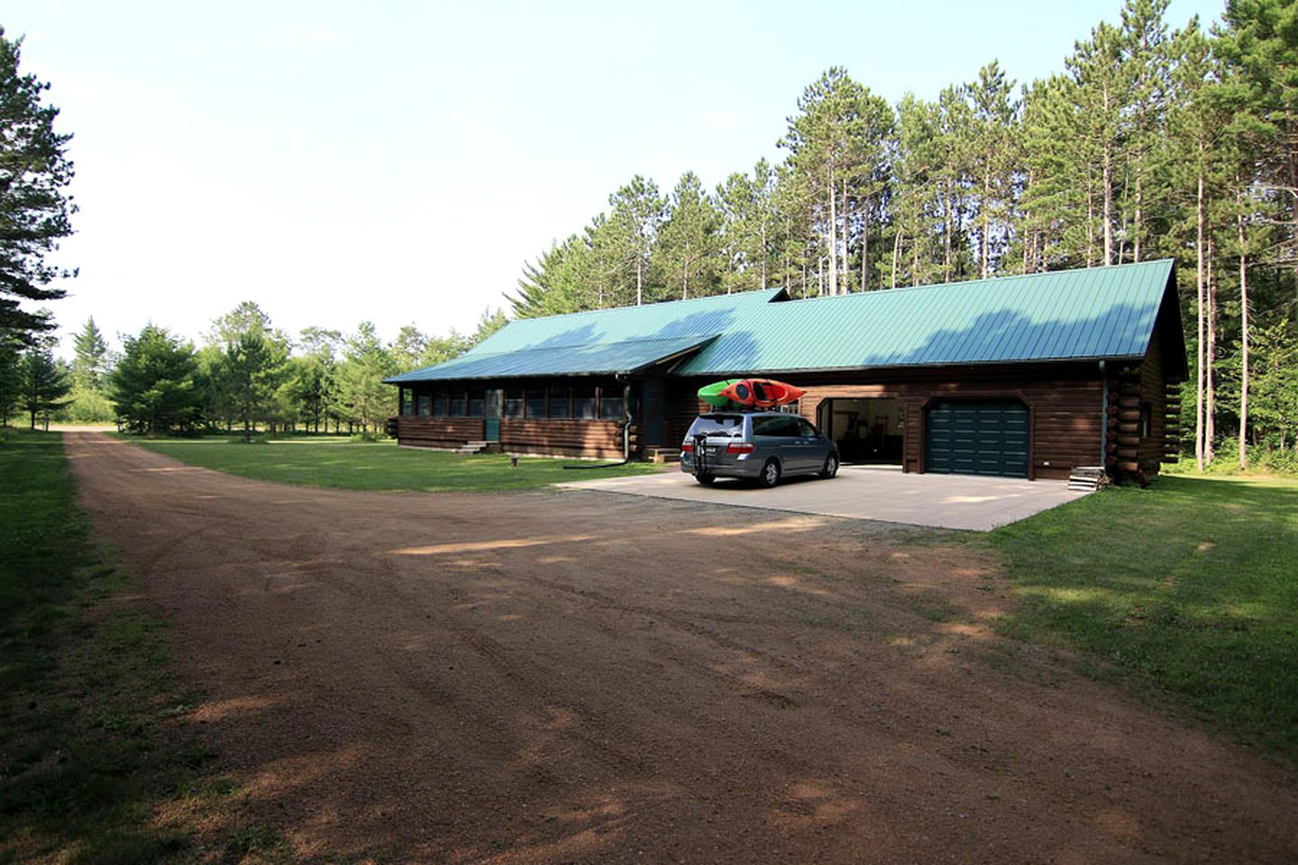 Private Cabin Rental with a Fireplace near the Bearskin State Trail in Wisconsin