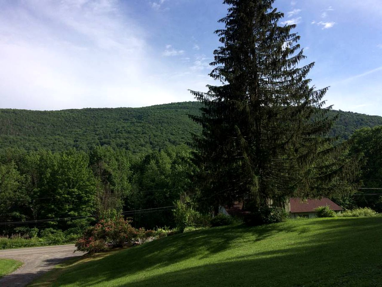 Superb Family Cabin with Mountain Views and Deck in Shandaken, New York