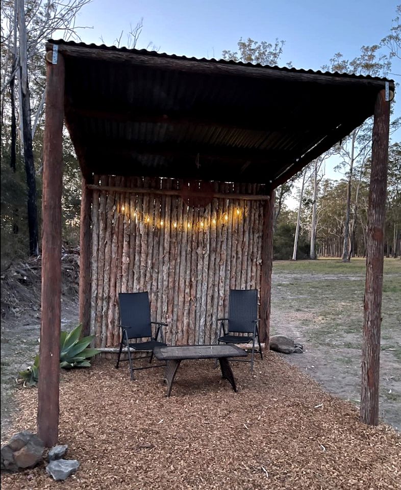 Tranquil Tiny House Cabin with Firepit and Outdoor Living Space in New South Wales, Australia