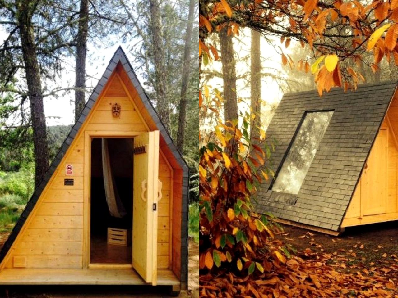 Romantic Tiny Cabin Getaway in the Woods near Bragança, Portugal