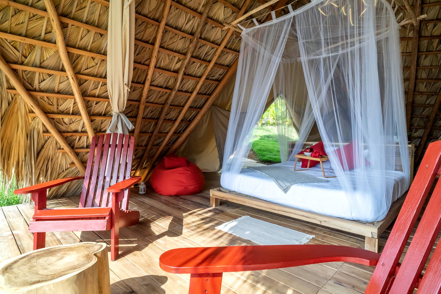 Vibrant Tropical Mountain Hut Retreat near Cordillera Central in Dominican Republic