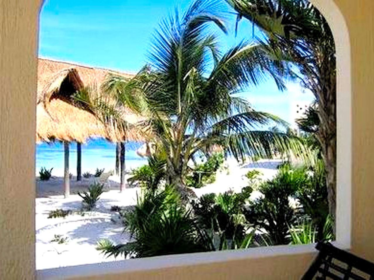 Round Beach Huts for Glamping on the Beach in Quintana Roo, Mexico