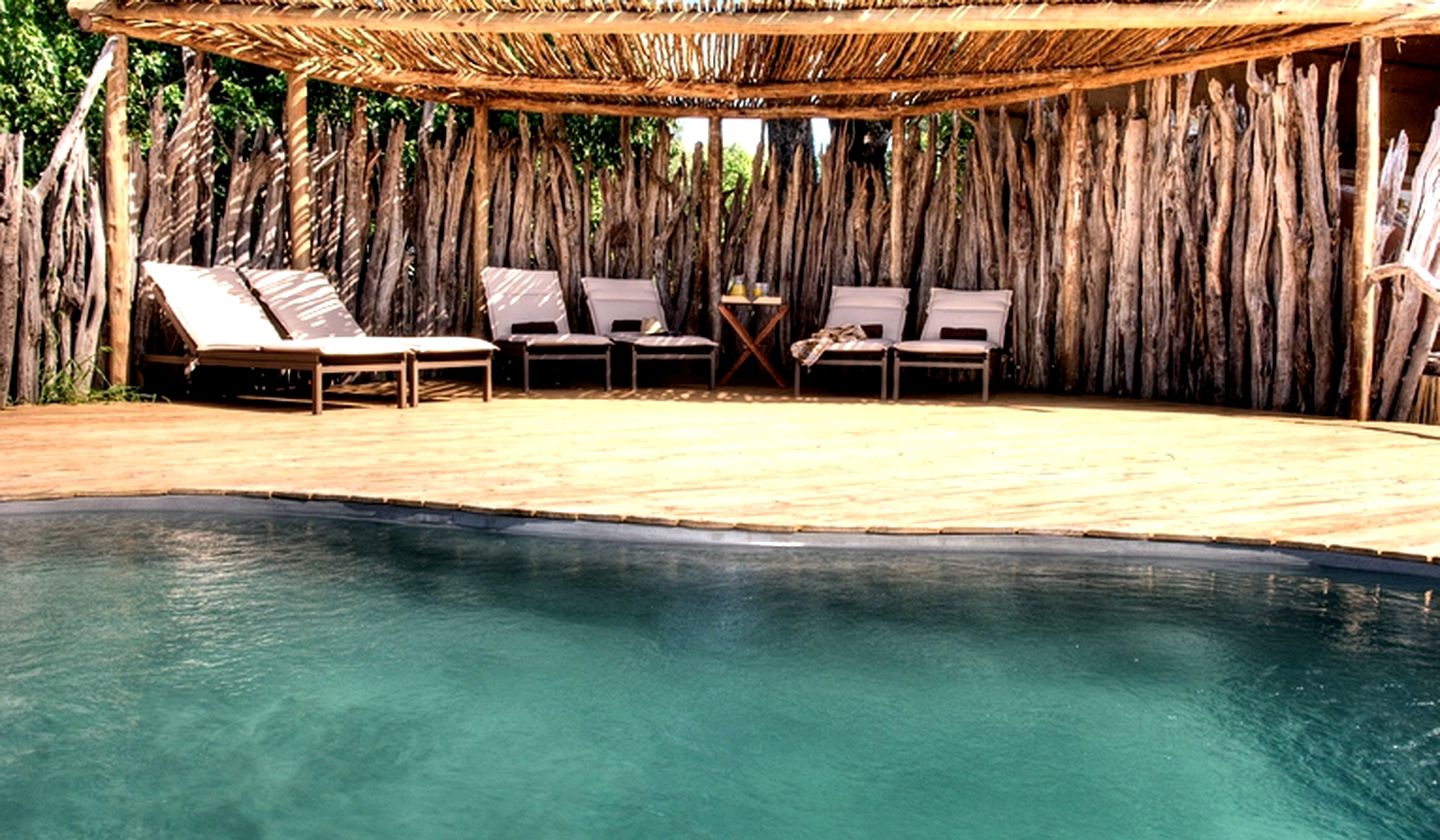 Rounded Tents in the Heart of the Moremi Game Reserve, Botswana