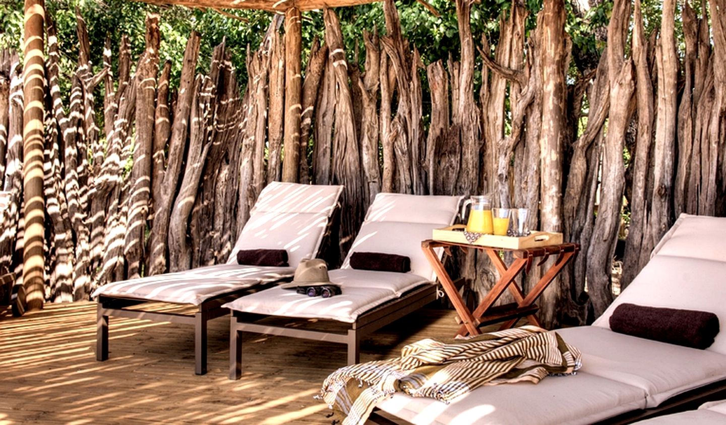 Rounded Tents in the Heart of the Moremi Game Reserve, Botswana