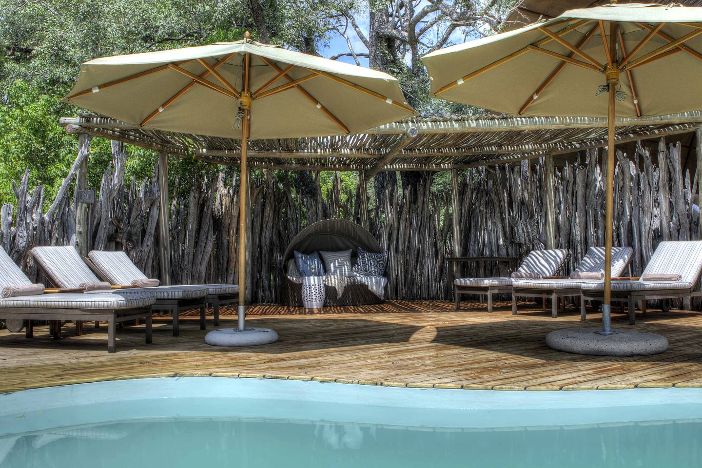 Rounded Tents in the Heart of the Moremi Game Reserve, Botswana