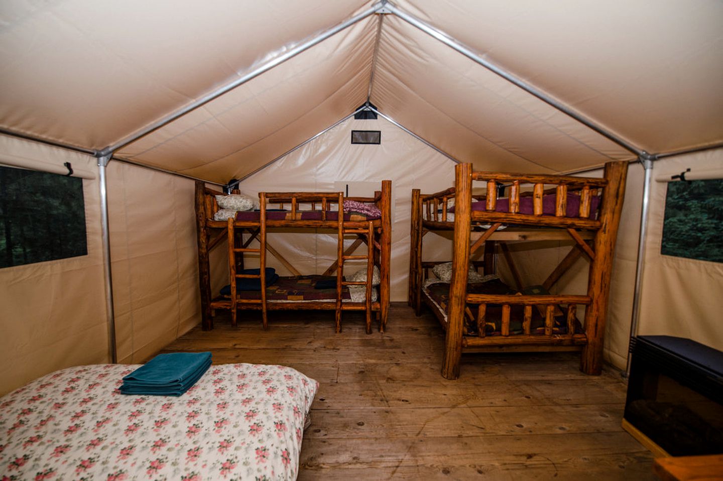 Family-Friendly Safari Tent at a Lake Resort near Savary Island, British Columbia