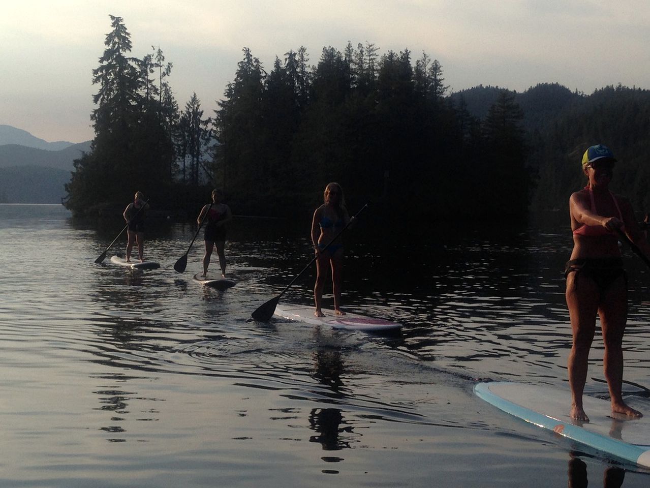 Romantic Camping Experience with a Yoga Platform near Madeira Park, British Columbia