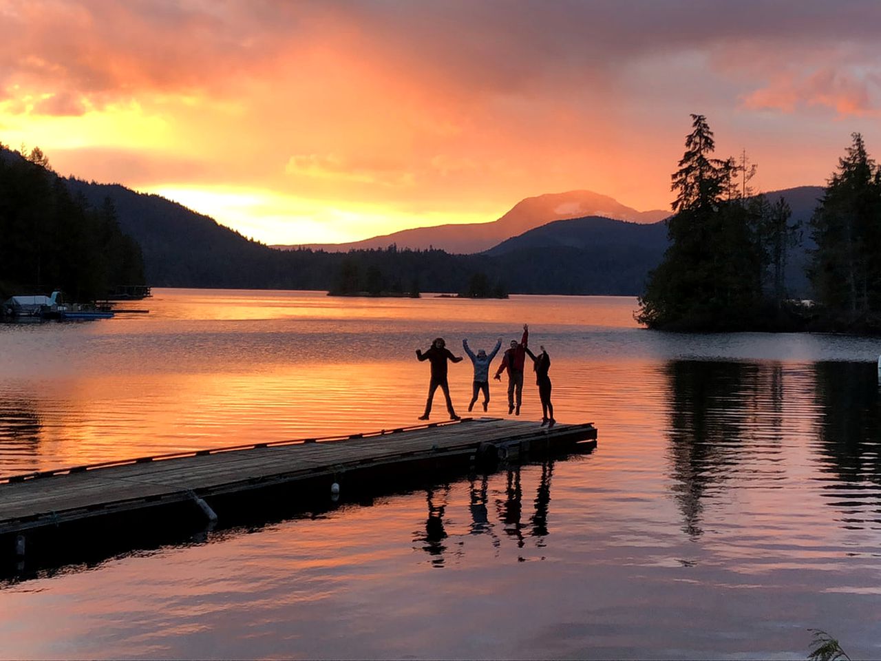 Romantic Camping Experience with a Yoga Platform near Madeira Park, British Columbia
