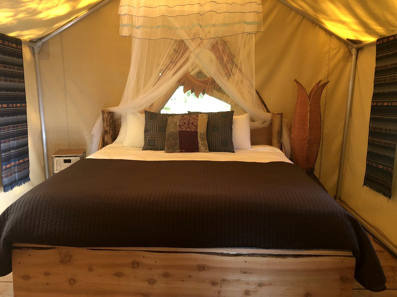 Romantic Camping Experience with a Yoga Platform near Madeira Park, British Columbia