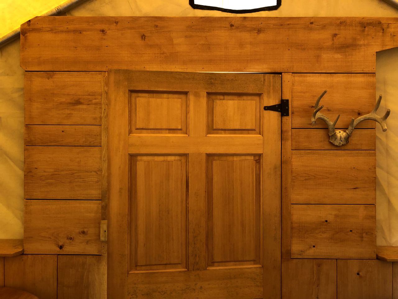 Cozy Safari Tent for a Family Getaway on Ruby Lake in British Columbia