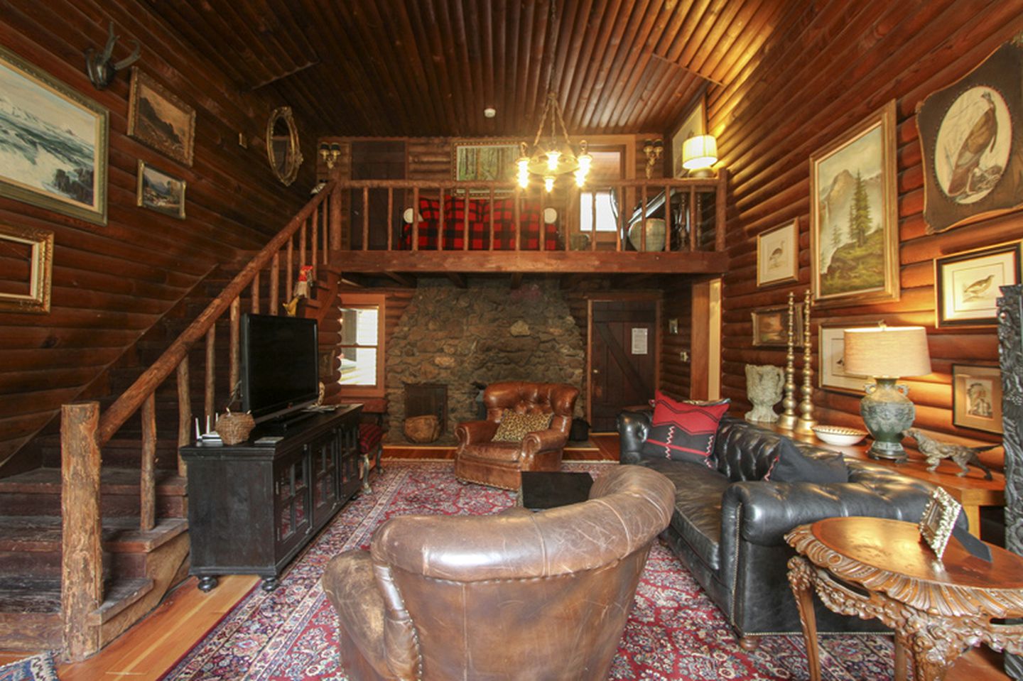 Inviting Log Cabin Rental on the Russian River in Guerneville, California