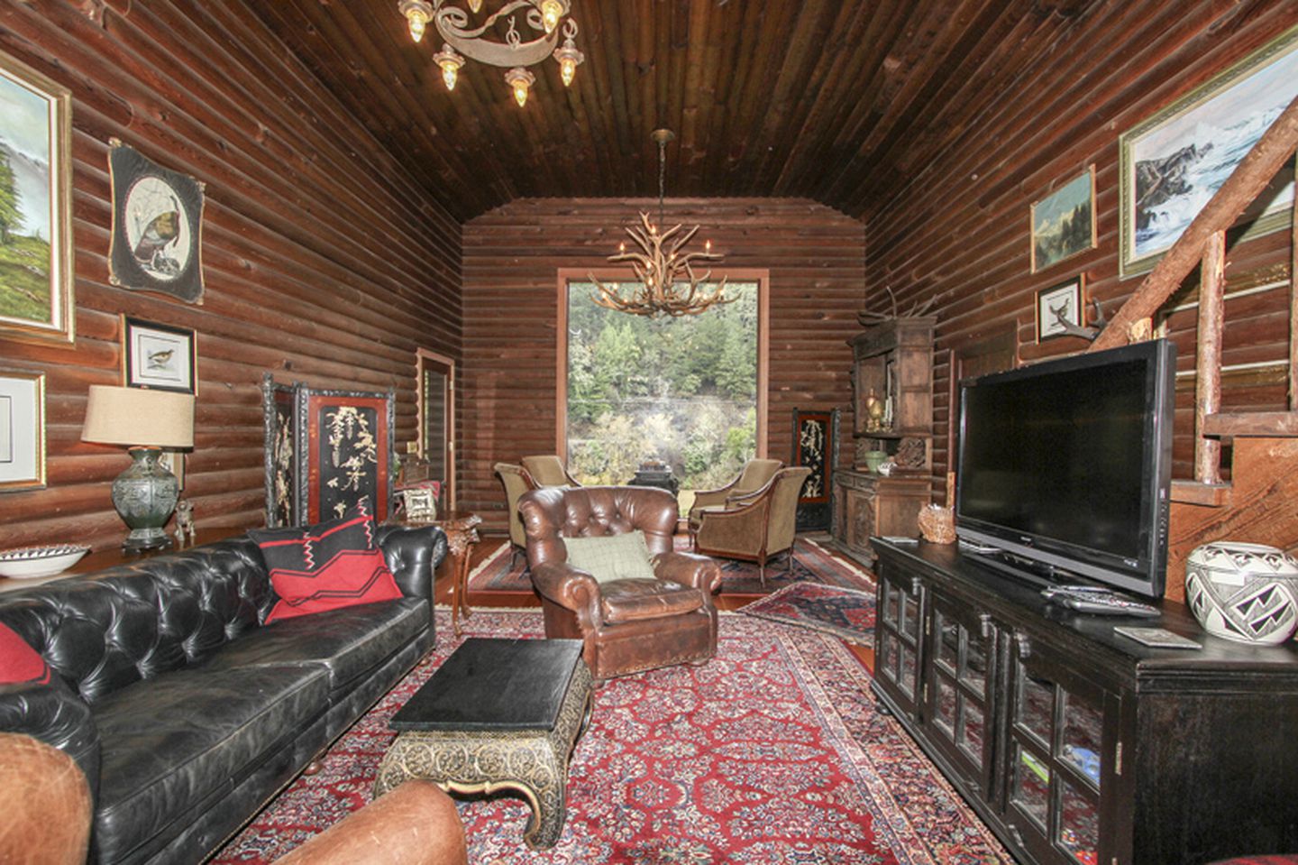 Inviting Log Cabin Rental on the Russian River in Guerneville, California