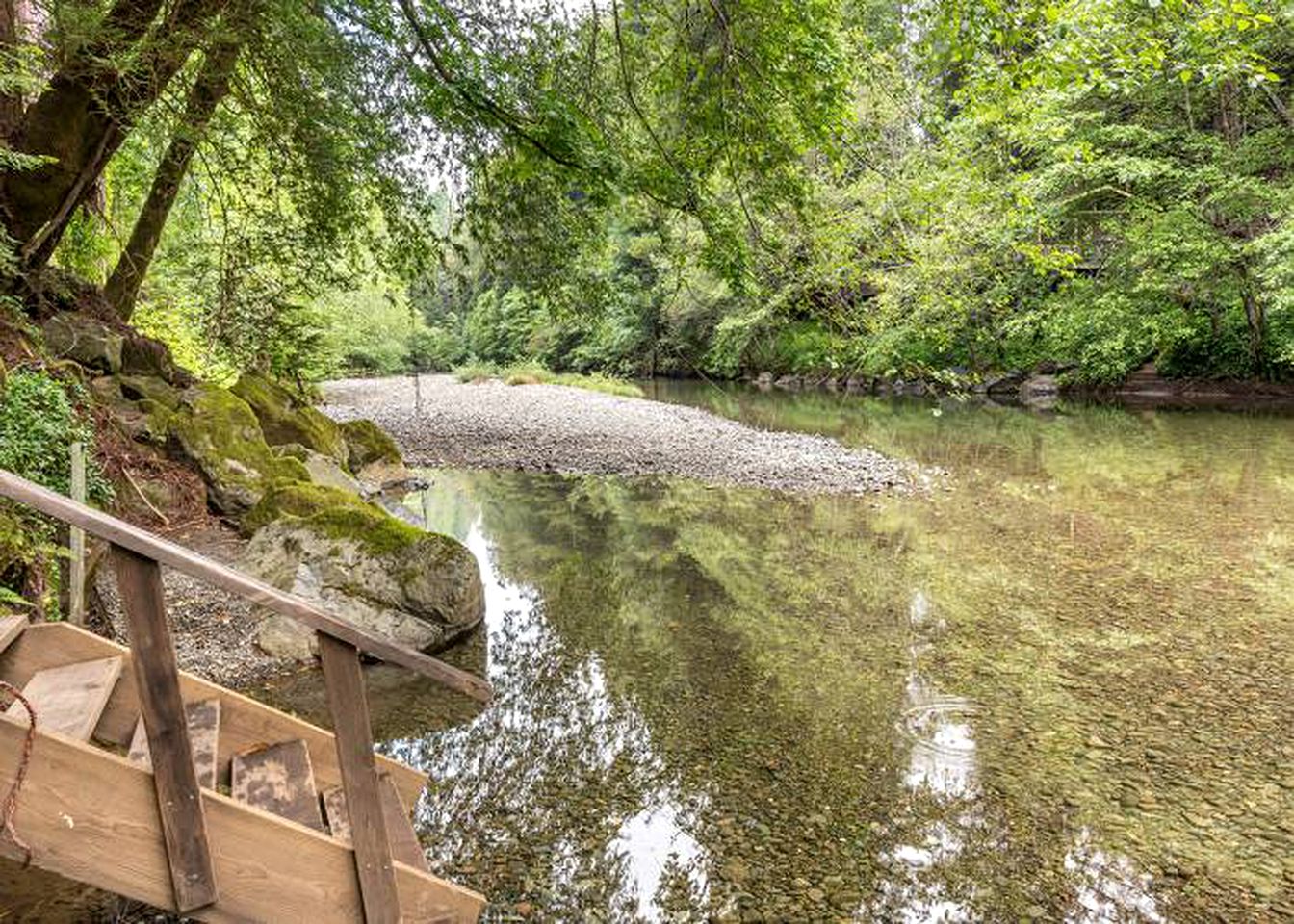 Rental Cabin on Creek near Forestville, California
