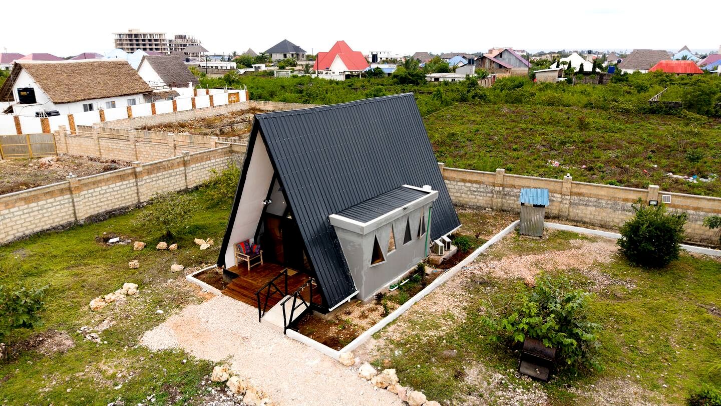 Rustic A-Frame Eco Cabins near Nungwi and Kendwa Beach, Perfect for a Tanzanian Getaway