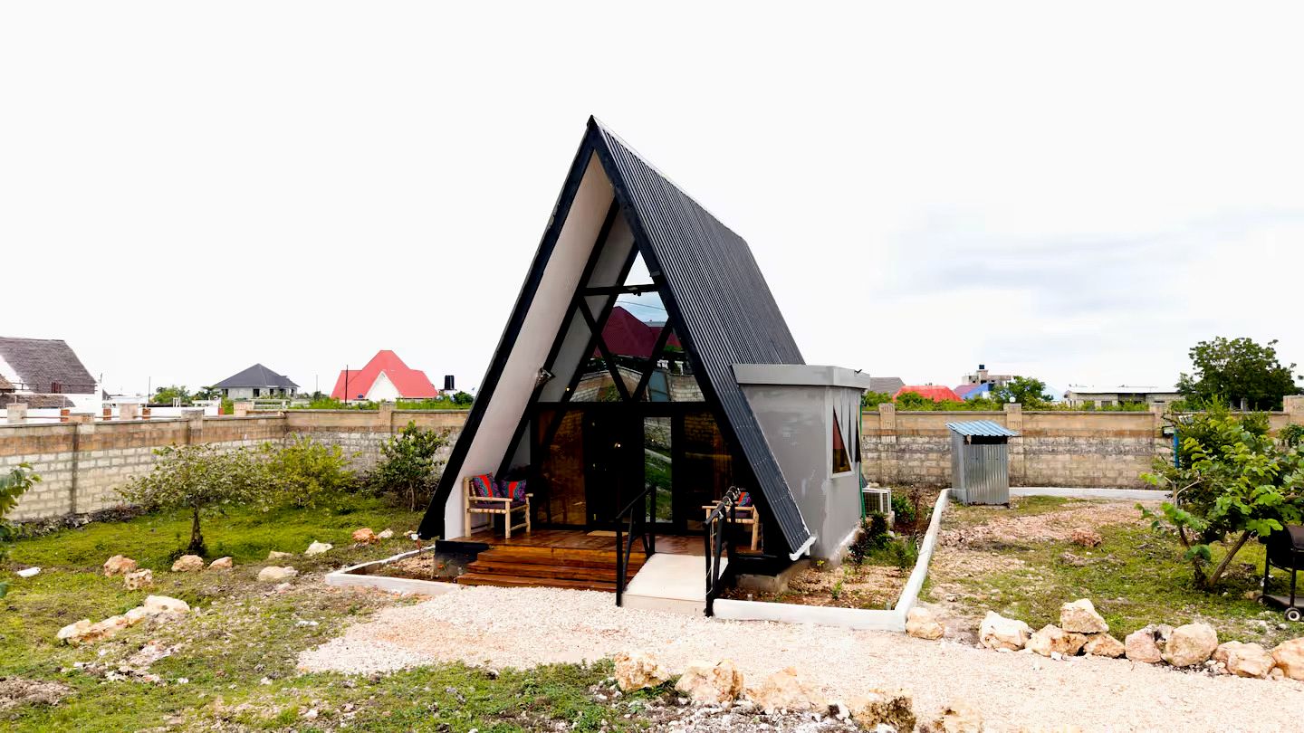 Rustic A-Frame Eco Cabins near Nungwi and Kendwa Beach, Perfect for a Tanzanian Getaway