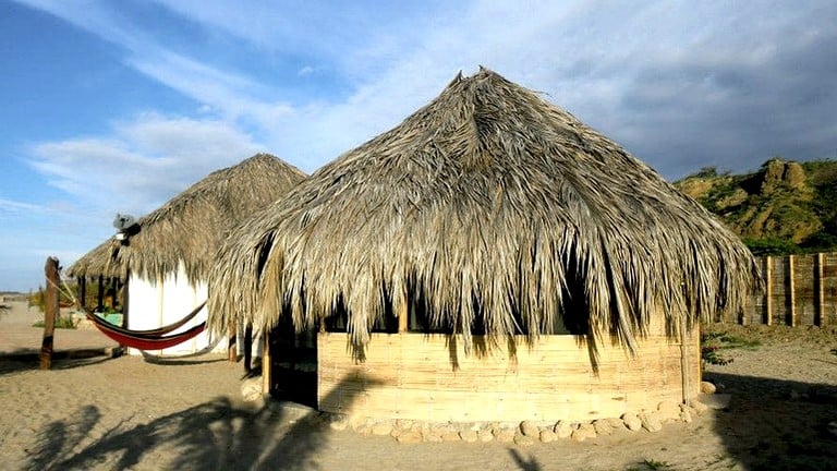 Huts (Canoas de Punta Sal, Tumbes, Peru)