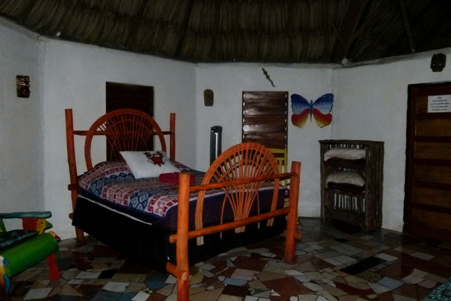 Rustic Cabana Rental with Private Deck for Vacation to Cayo District, Belize