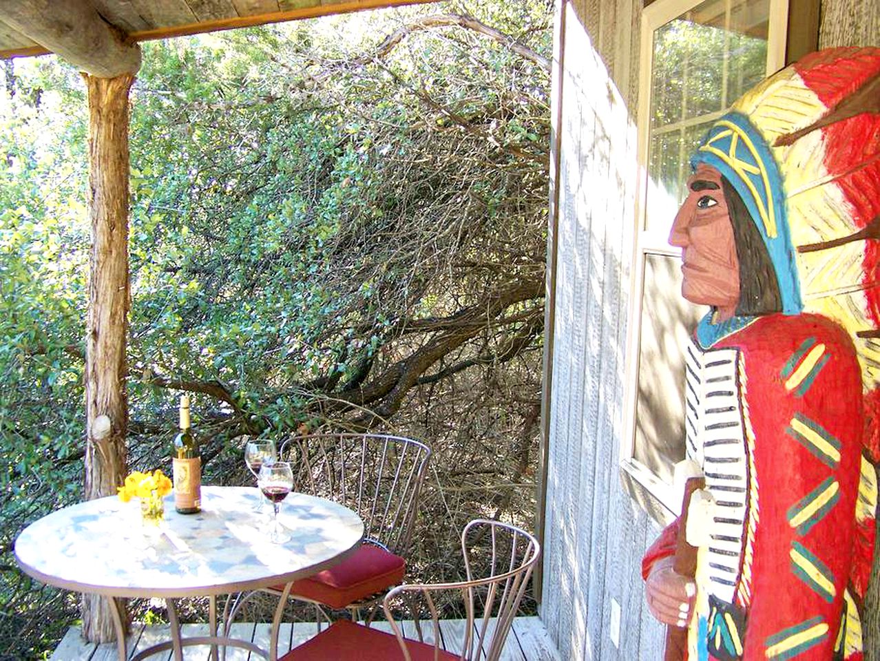 Rustic Cabin Rental for a Romantic Countryside Retreat near Austin, Texas