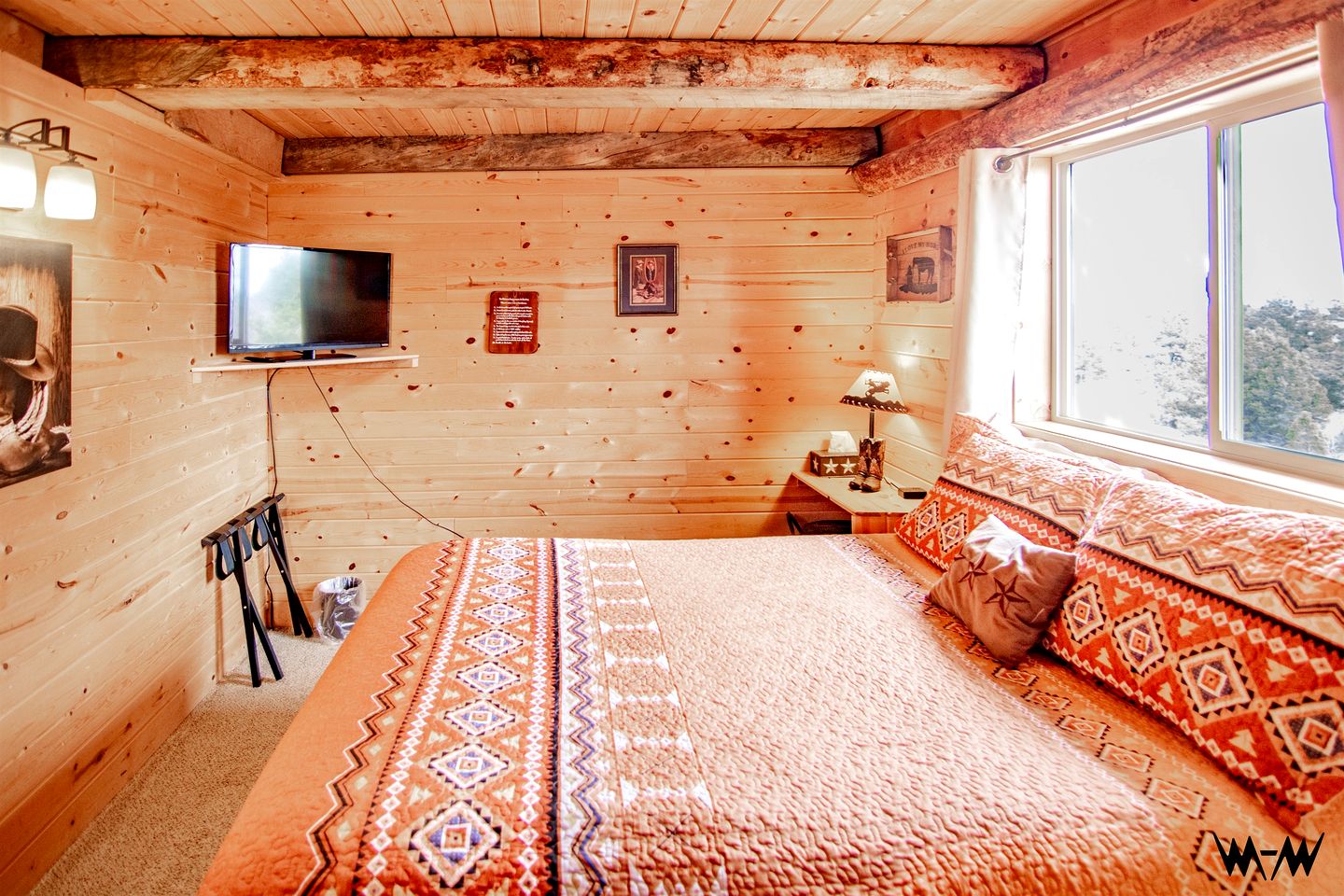 Rustic Cabin Rental with Porch at Foot of Abajo Mountains near Moab, Utah