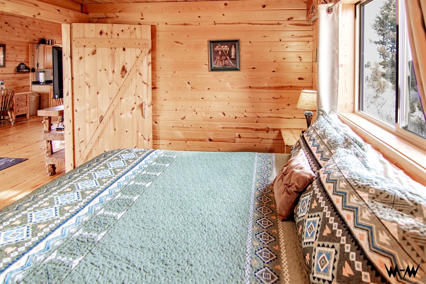 Rustic Cabin Rental with Porch at Foot of Abajo Mountains near Moab, Utah