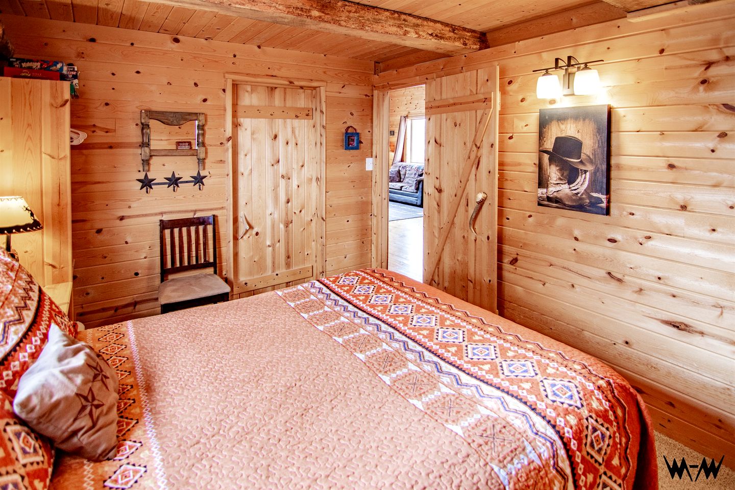 Rustic Cabin Rental with Porch at Foot of Abajo Mountains near Moab, Utah