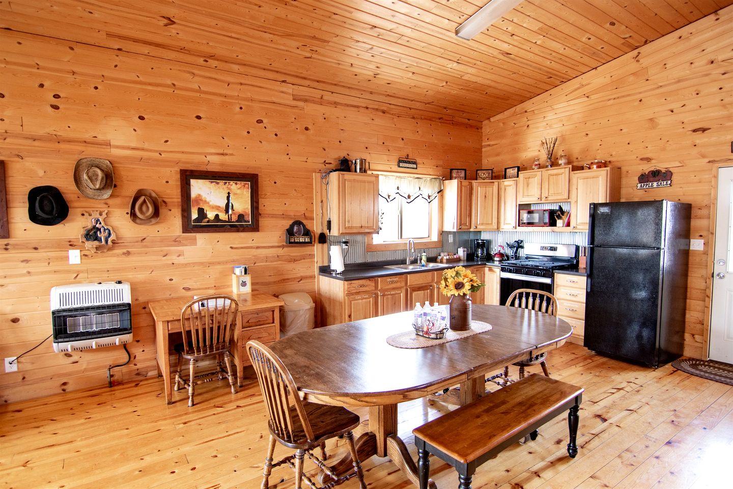 Rustic Cabin Rental with Porch at Foot of Abajo Mountains near Moab, Utah