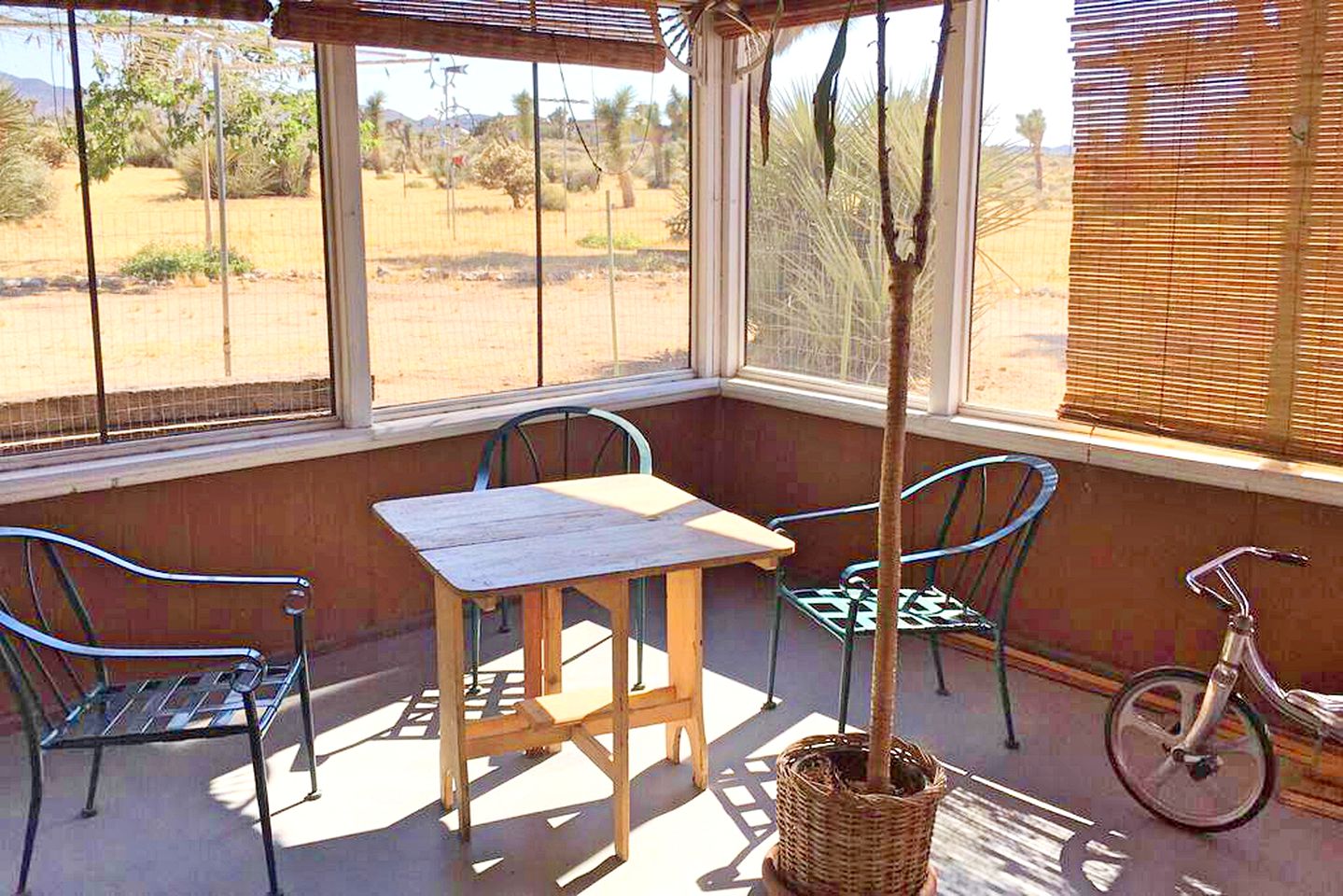 Rustic Cabin Rental Surrounded by the Mojave Desert in Yucca Valley, California