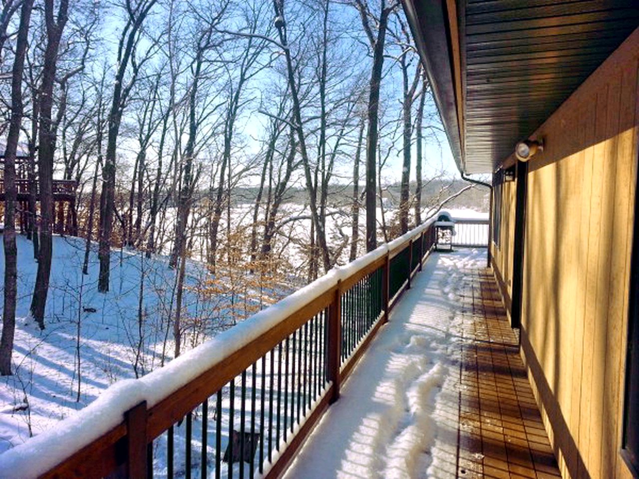 Rustic Cabin Rental with Waterfront Views on Lake Sylvia near St. Cloud, Minnesota