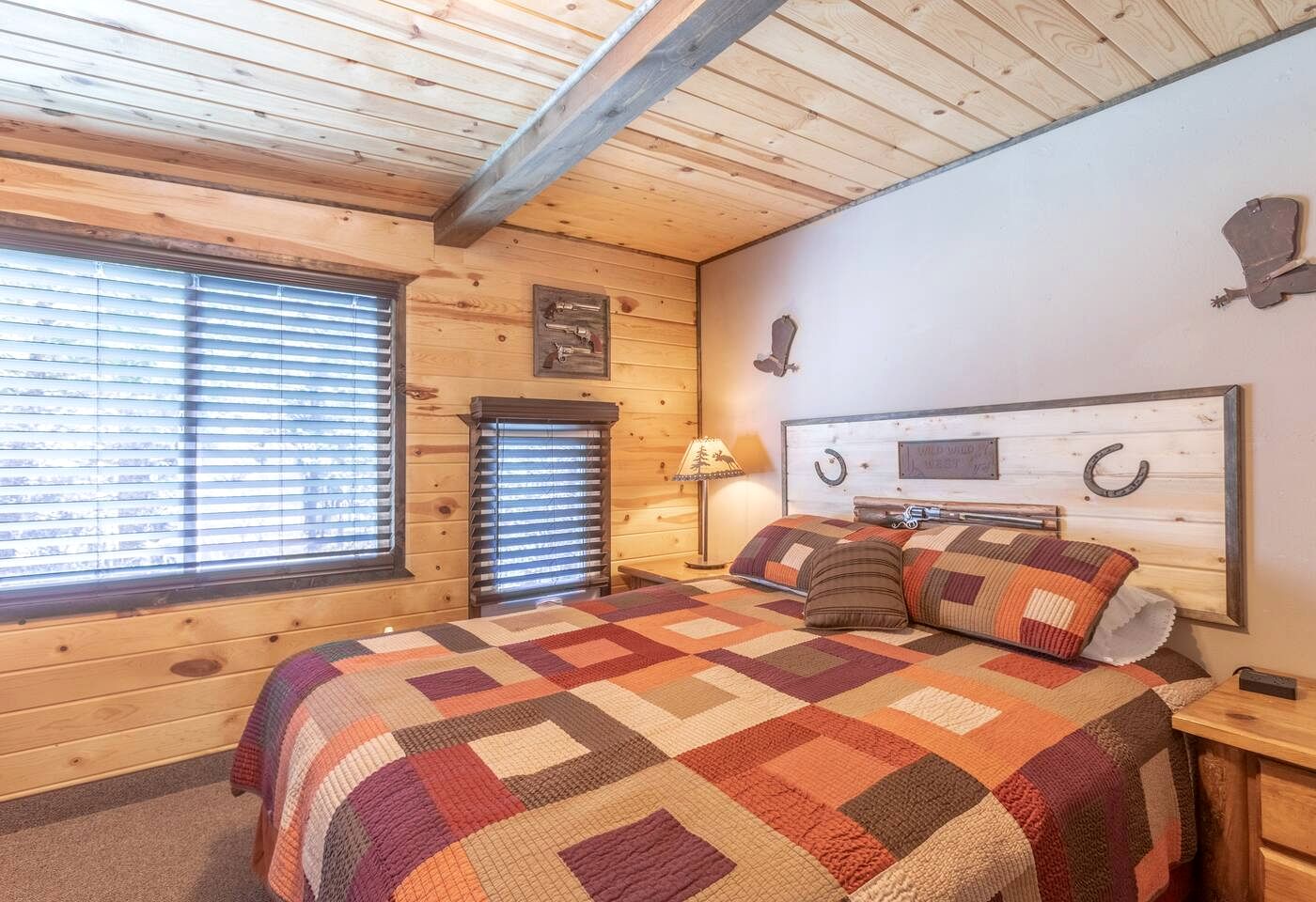 Spacious Rustic Cabin with Hot Tub and Game Loft Near Trails in Island Park, Idaho