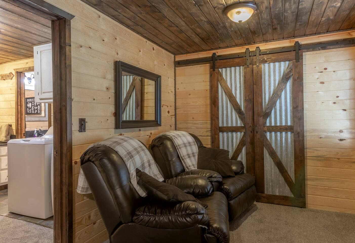 Spacious Rustic Cabin with Hot Tub and Game Loft Near Trails in Island Park, Idaho