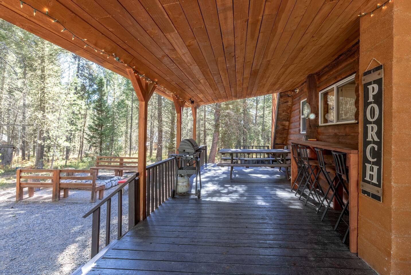 Spacious Rustic Cabin with Hot Tub and Game Loft Near Trails in Island Park, Idaho