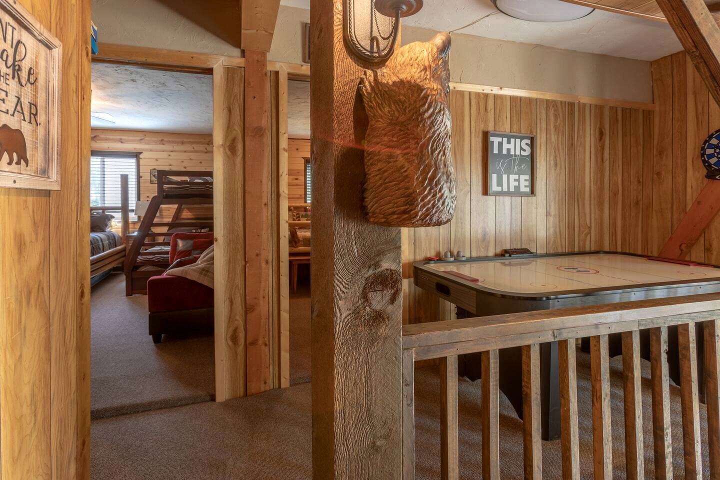 Spacious Rustic Cabin with Hot Tub and Game Loft Near Trails in Island Park, Idaho